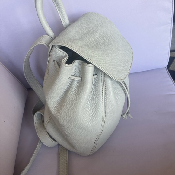 Vintage Coach Sonoma Cream Pebbled leather backpack  #4911 - Picture 4 of 8